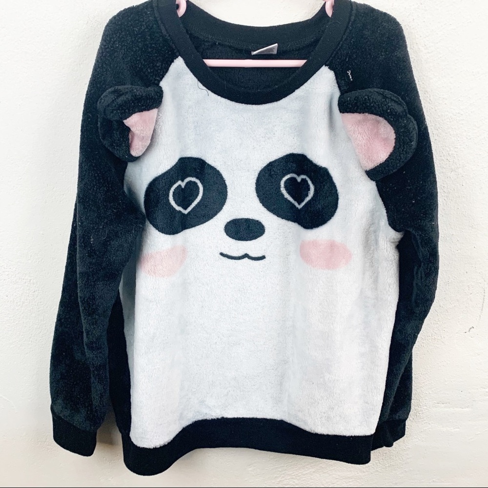 Cold Crush l Girls Fleece Panda Pullover Top